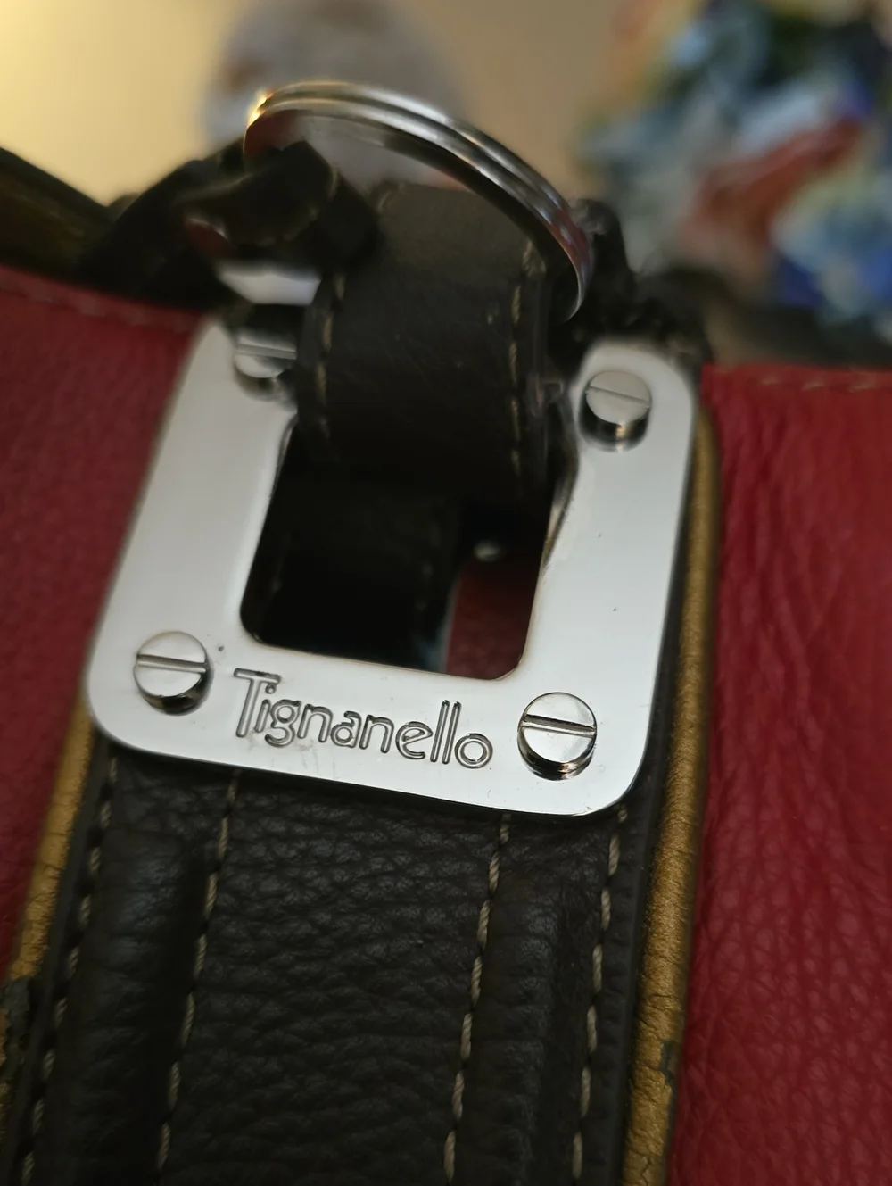Tignanello Genuine Leather Shoulder Bag